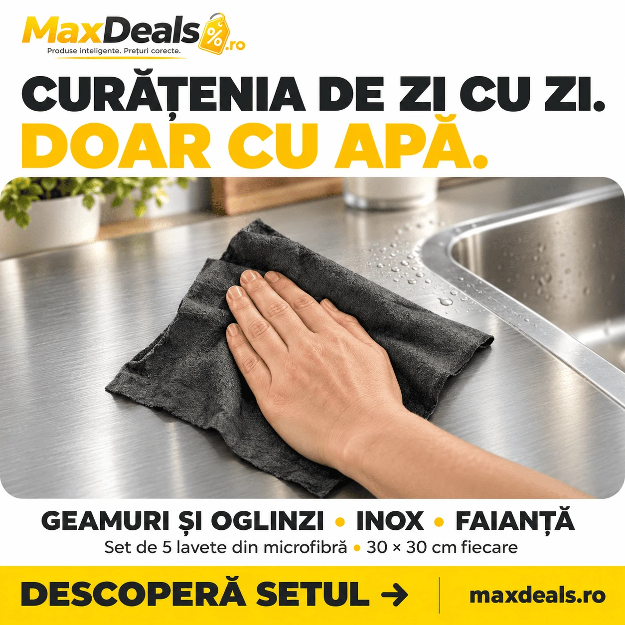 Lavete Magice din Microfibra