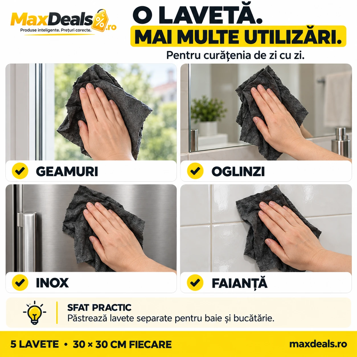 O laveta, mai multe utilizari